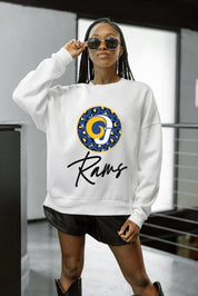 ANGELO STATE RAMS WILD BREAKTHROUGH PREMIUM FLEECE CREWNECK PULLOVER