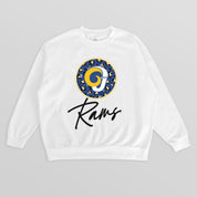 ANGELO STATE RAMS WILD BREAKTHROUGH PREMIUM FLEECE CREWNECK PULLOVER