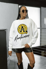 APPALACHIAN STATE MOUNTAINEERS WILD BREAKTHROUGH PREMIUM FLEECE CREWNECK PULLOVER