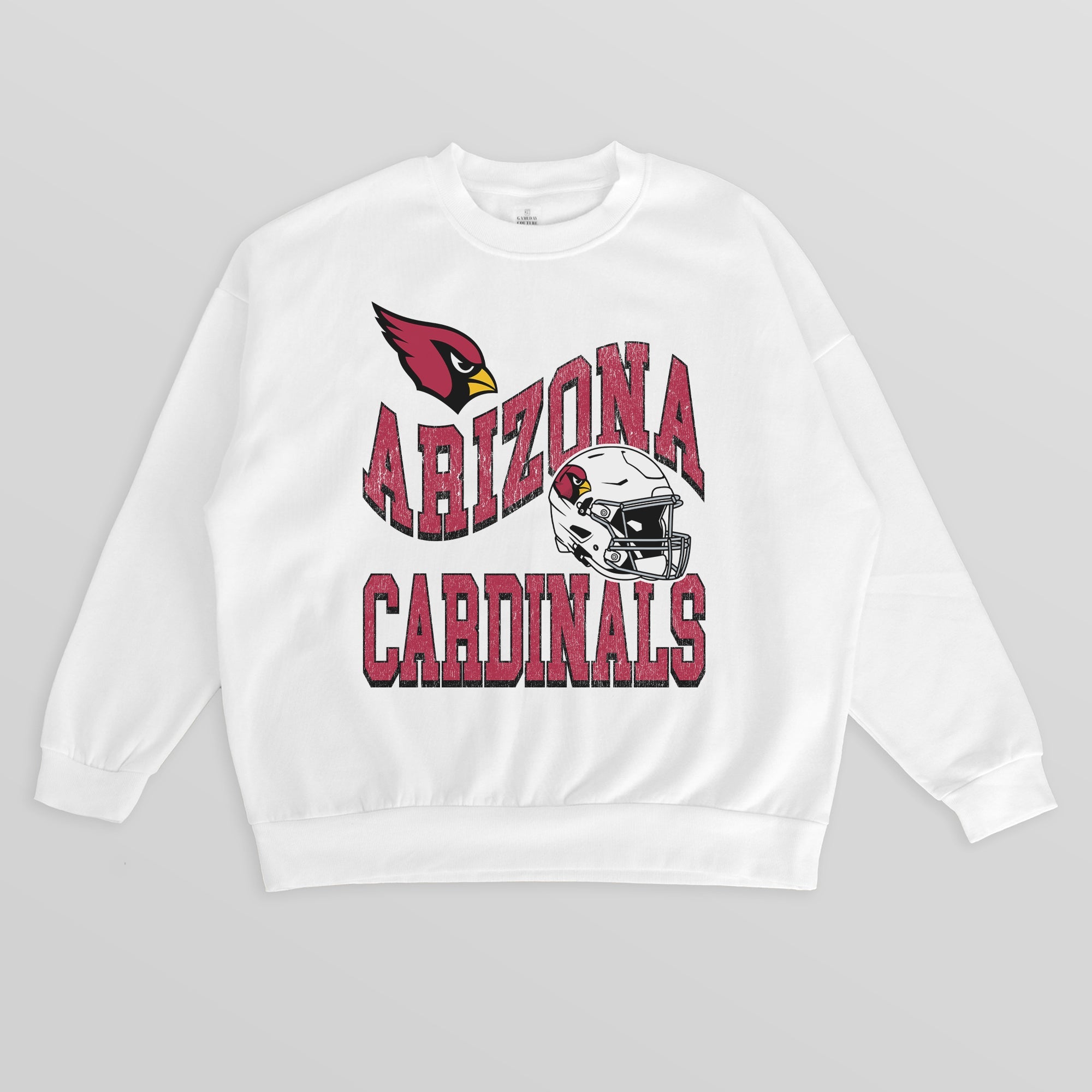 ARIZONA CARDINALS HARD EARNED PREMIUM FLEECE CREWNECK PULLOVER