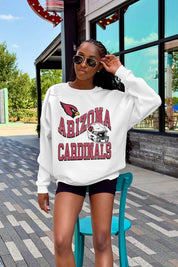 ARIZONA CARDINALS HARD EARNED PREMIUM FLEECE CREWNECK PULLOVER