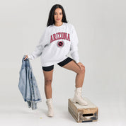 ARIZONA CARDINALS TRADITION REFINED PREMIUM FLEECE CREWNECK PULLOVER