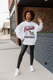 ARIZONA CARDINALS HOME TURF PREMIUM FLEECE CREWNECK PULLOVER