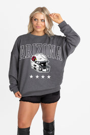 ARIZONA CARDINALS RISING STAR PREMIUM FLEECE CREWNECK PULLOVER
