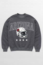 ARIZONA CARDINALS RISING STAR PREMIUM FLEECE CREWNECK PULLOVER