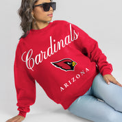 ARIZONA CARDINALS LEGACY CLUB PREMIUM FLEECE CREWNECK PULLOVER