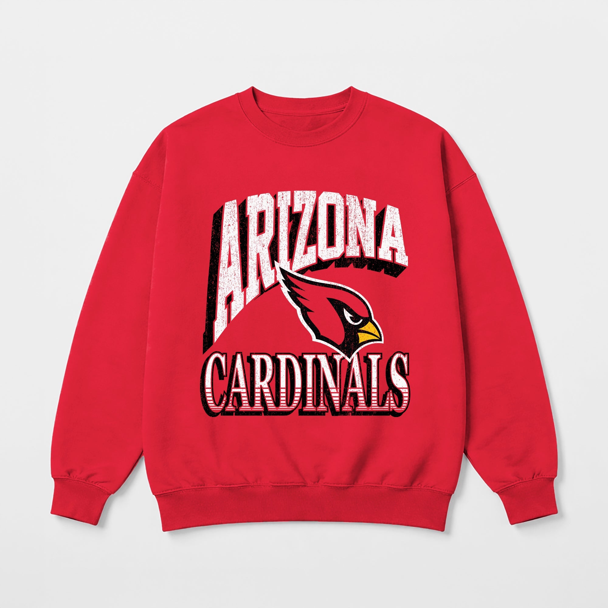 ARIZONA CARDINALS MAIN CHARACTER PREMIUM FLEECE DROP SHOULDER CREWNECK PULLOVER