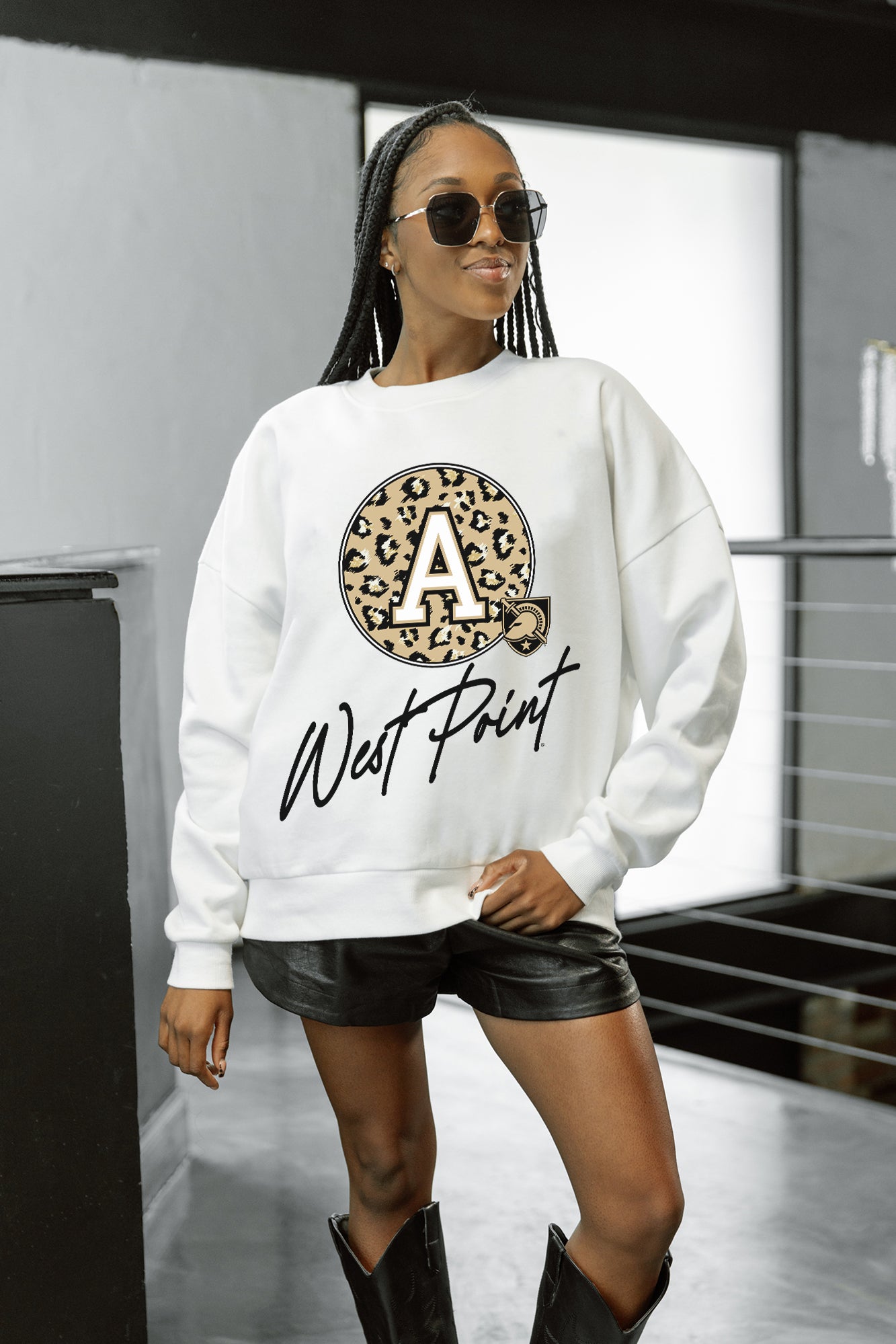 ARMY BLACK KNIGHTS WILD BREAKTHROUGH PREMIUM FLEECE CREWNECK PULLOVER