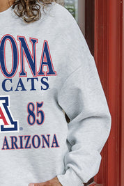 ARIZONA WILDCATS ALLEGIANCE PREMIUM FLEECE DROP SHOULDER CREWNECK PULLOVER