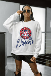 ARIZONA WILDCATS WILD BREAKTHROUGH PREMIUM FLEECE CREWNECK PULLOVER