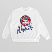 ARIZONA WILDCATS WILD BREAKTHROUGH PREMIUM FLEECE CREWNECK PULLOVER