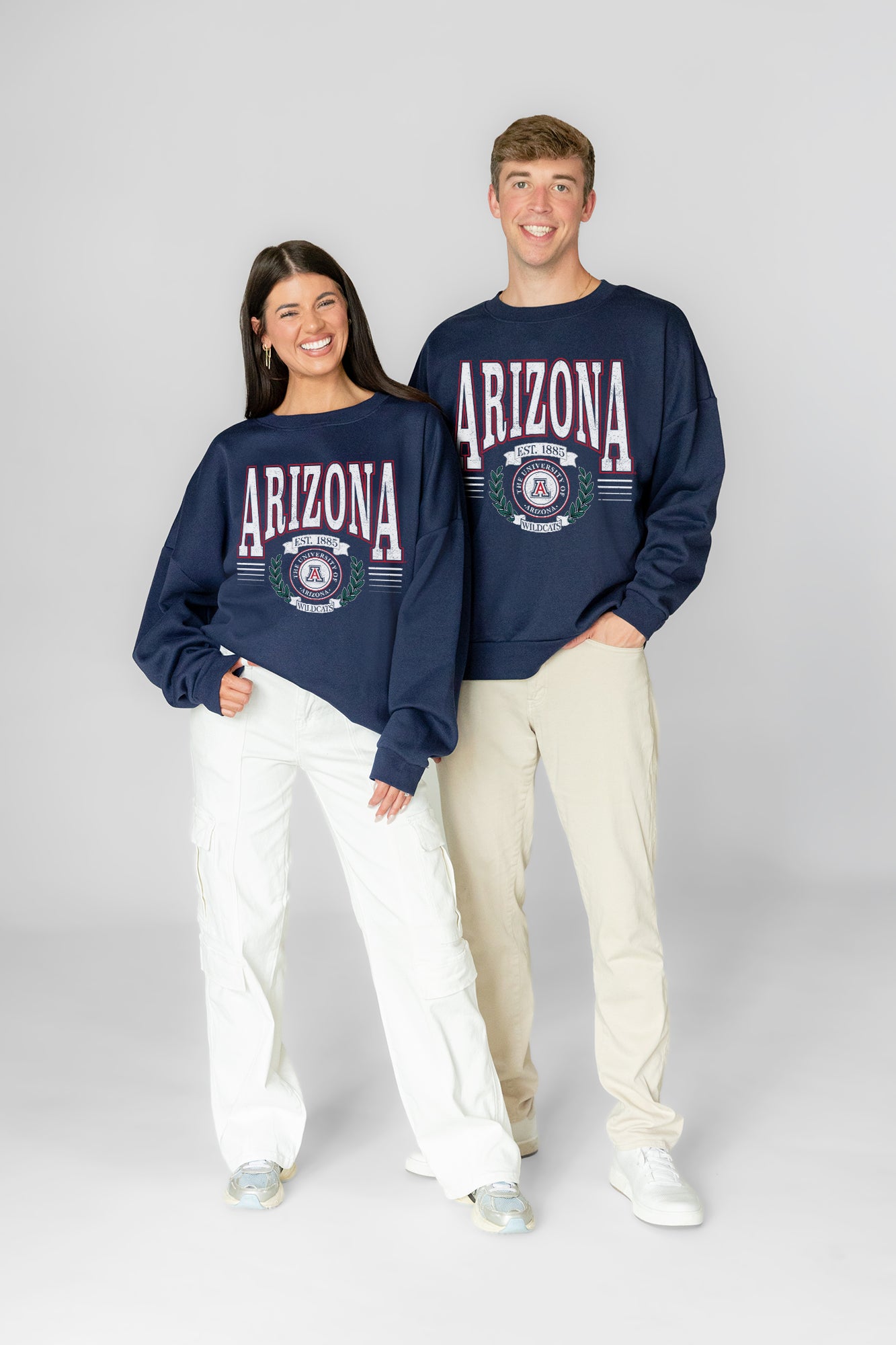 ARIZONA WILDCATS HONOR BOUND PREMIUM FLEECE CREWNECK PULLOVER