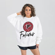 ATLANTA FALCONS WILD BREAKTHROUGH PREMIUM FLEECE CREWNECK PULLOVER