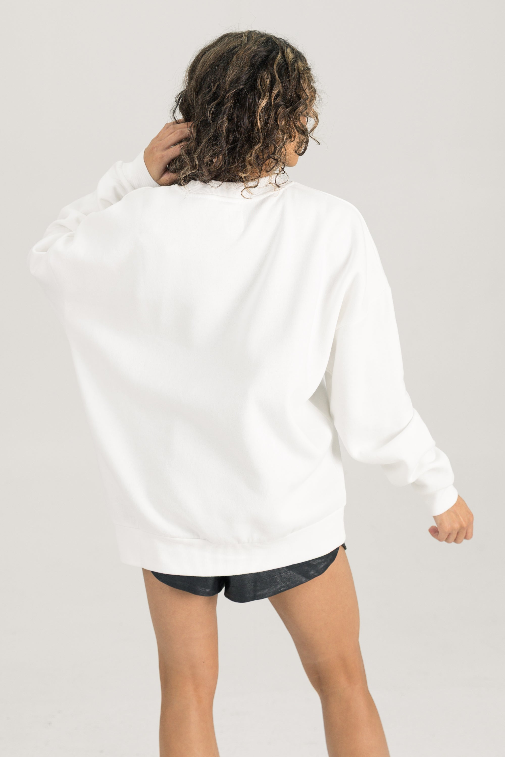 ATLANTA FALCONS TIMELESS TRIUMPH PREMIUM FLEECE DROP SHOULDER CREWNECK PULLOVER