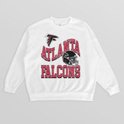 ATLANTA FALCONS HARD EARNED PREMIUM FLEECE CREWNECK PULLOVER