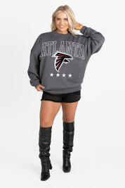 ATLANTA FALCONS RISING STAR PREMIUM FLEECE CREWNECK PULLOVER