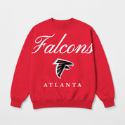 ATLANTA FALCONS LEGACY CLUB PREMIUM FLEECE CREWNECK PULLOVER