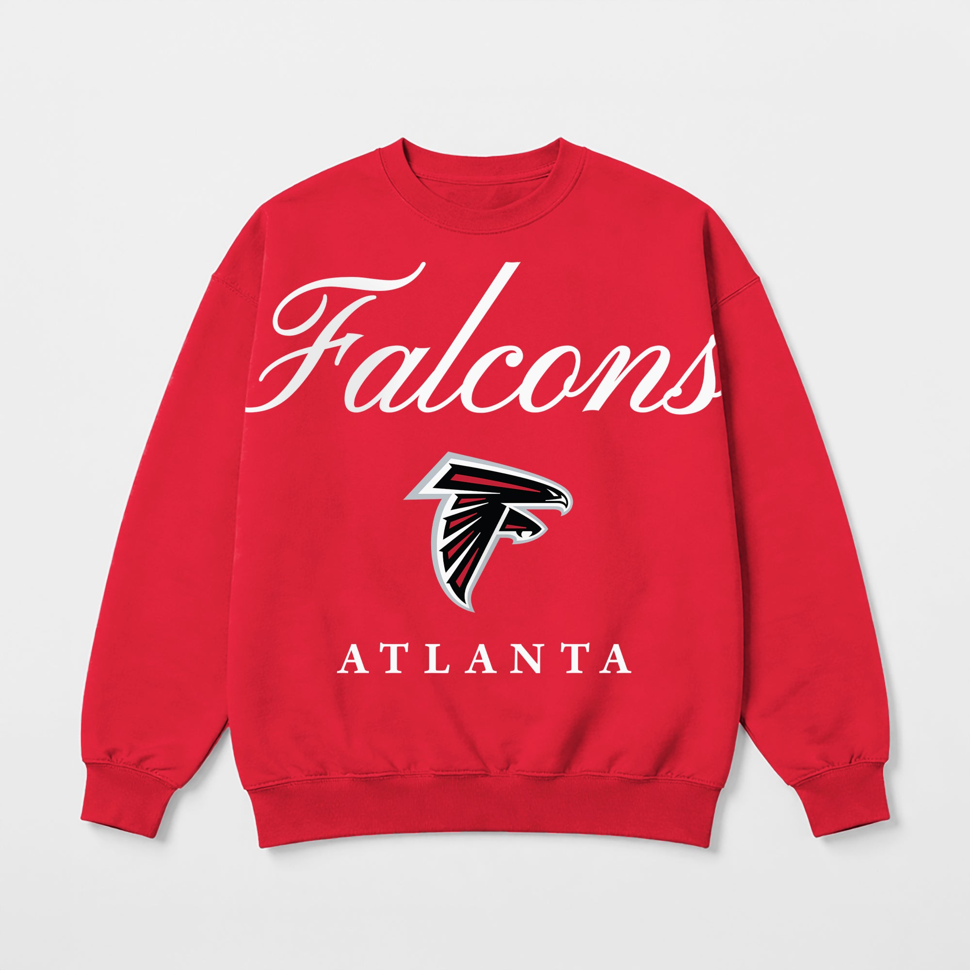 ATLANTA FALCONS LEGACY CLUB PREMIUM FLEECE CREWNECK PULLOVER