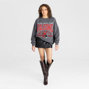 ATLANTA FALCONS KICKOFF CLASSIC PREMIUM FLEECE DROP SHOULDER CREWNECK PULLOVER