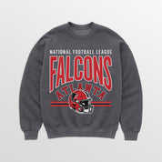 ATLANTA FALCONS KICKOFF CLASSIC PREMIUM FLEECE DROP SHOULDER CREWNECK PULLOVER