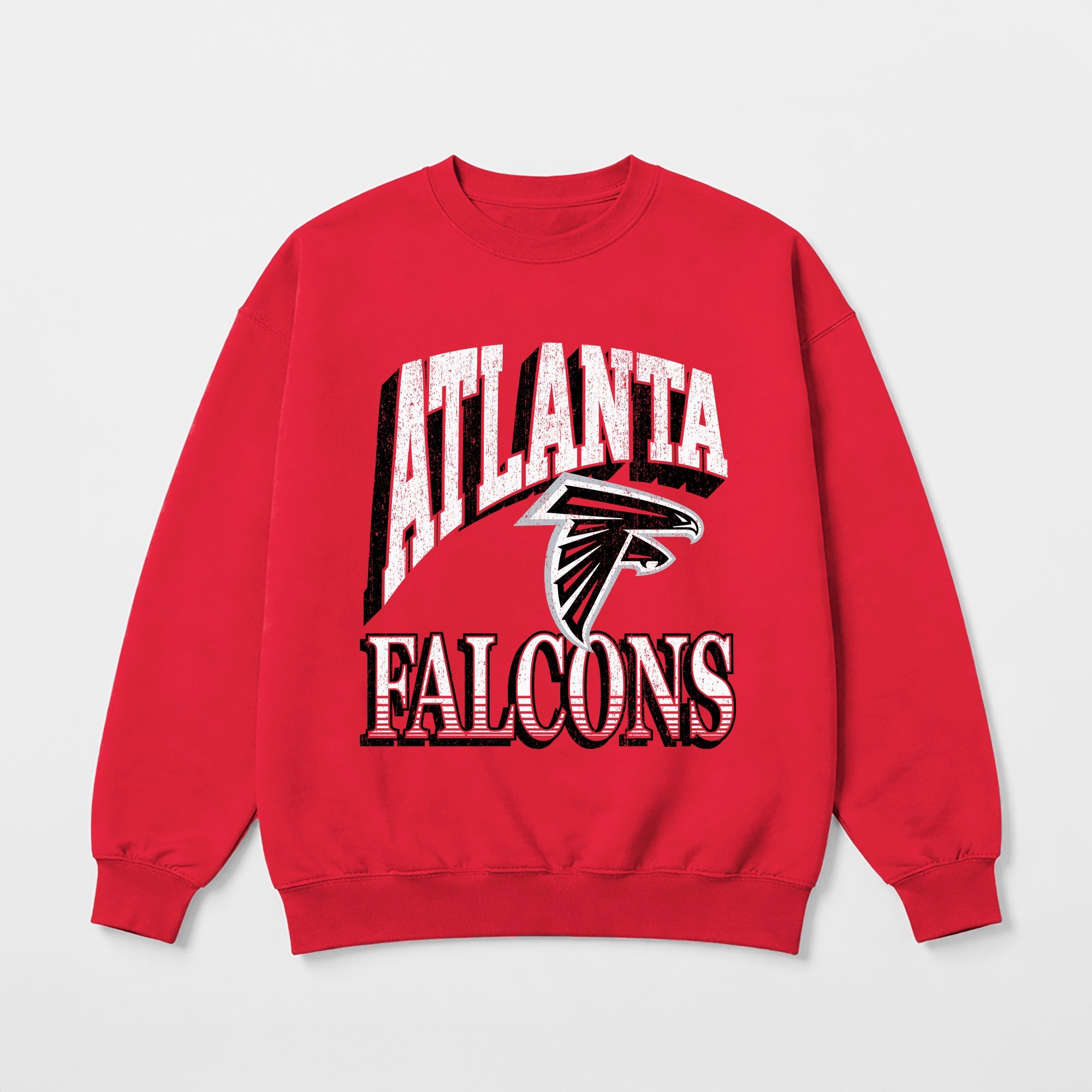 ATLANTA FALCONS MAIN CHARACTER PREMIUM FLEECE DROP SHOULDER CREWNECK PULLOVER