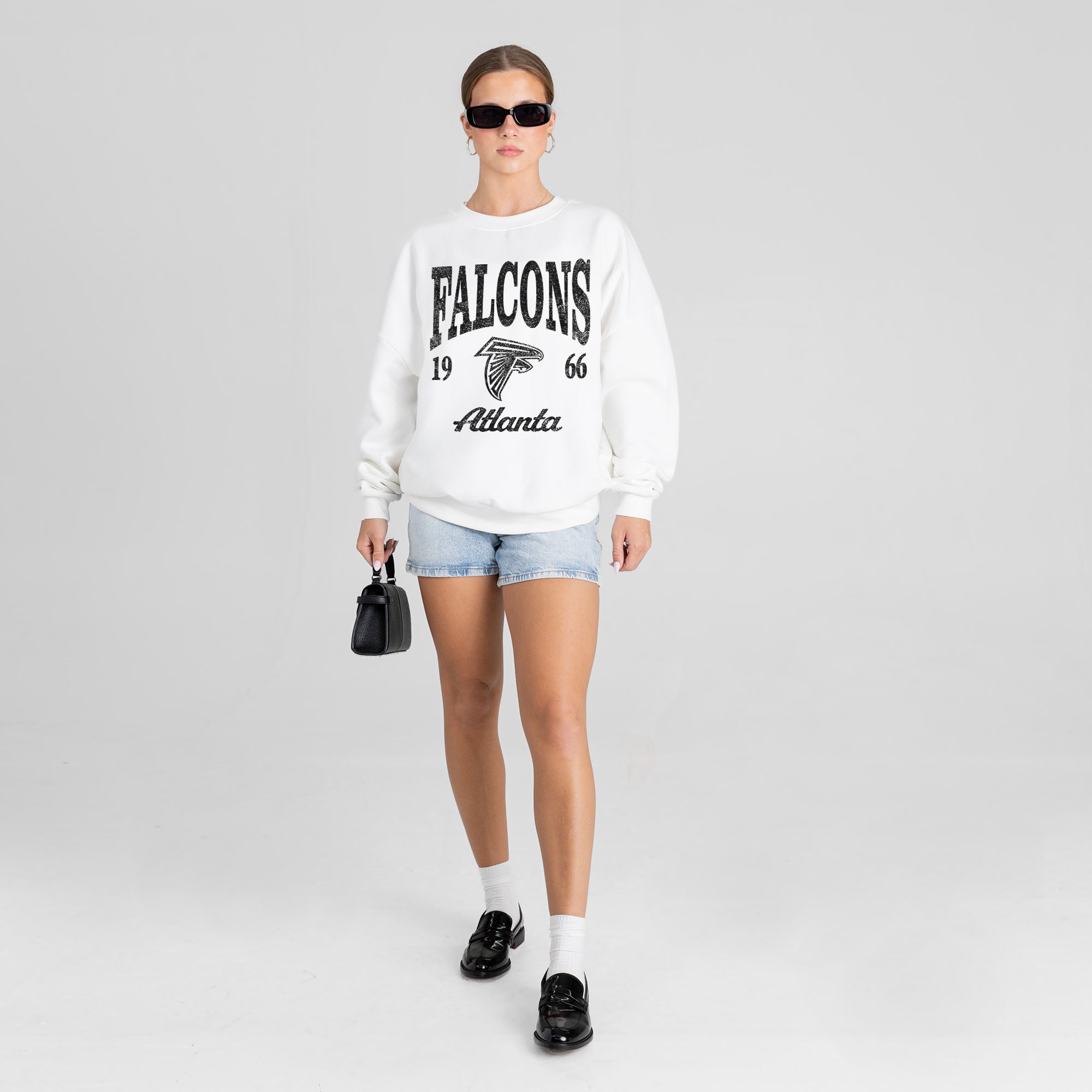ATLANTA FALCONS PEAK SEASON PREMIUM FLEECE CREWNECK PULLOVER