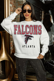 ATLANTA FALCONS Sunday Drives Fleece Crewneck Pullover