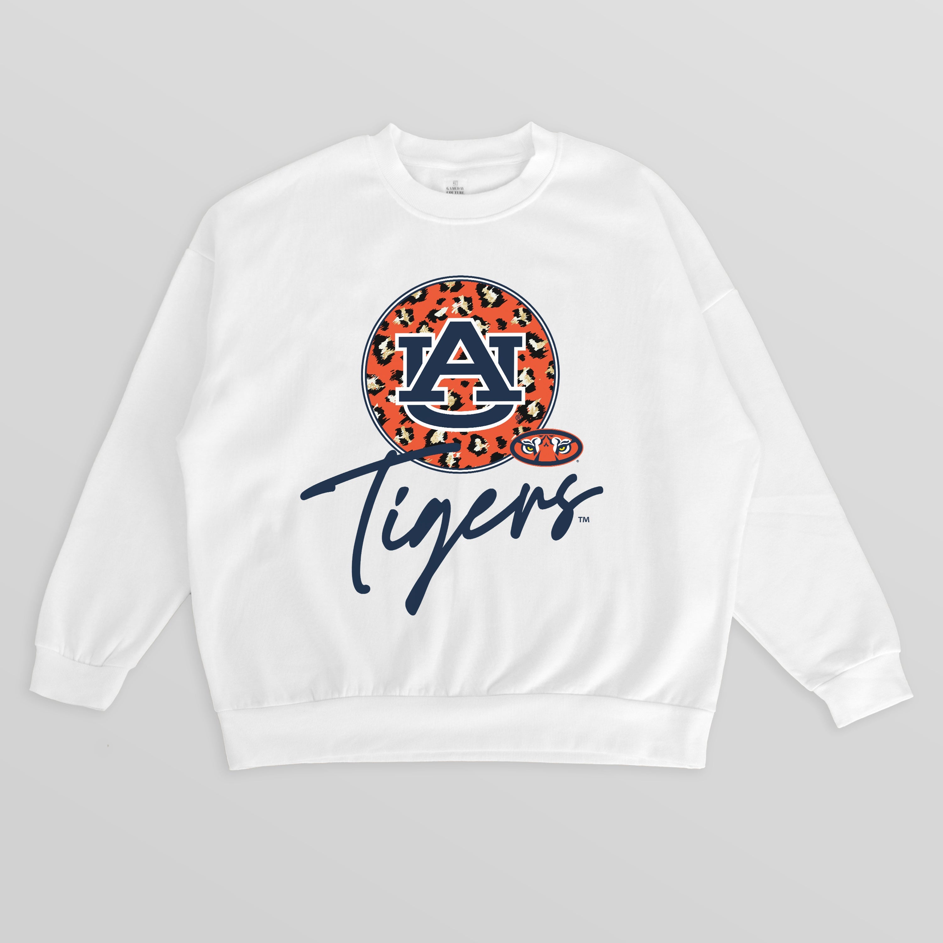 AUBURN TIGERS WILD BREAKTHROUGH PREMIUM FLEECE CREWNECK PULLOVER