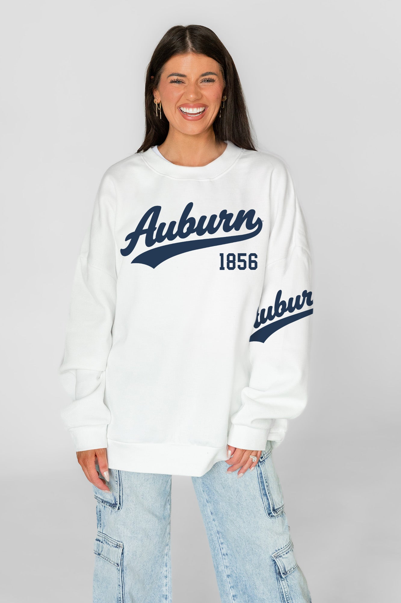 AUBURN TIGERS DAY ONE PREMIUM FLEECE UNISEX CREWNECK PULLOVER