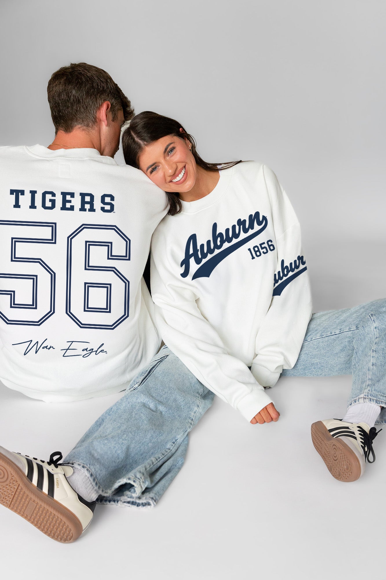 AUBURN TIGERS DAY ONE PREMIUM FLEECE UNISEX CREWNECK PULLOVER