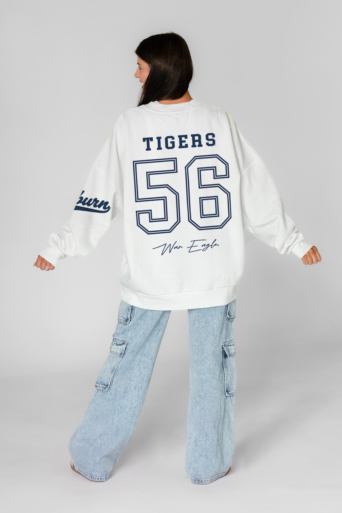 AUBURN TIGERS DAY ONE PREMIUM FLEECE UNISEX CREWNECK PULLOVER