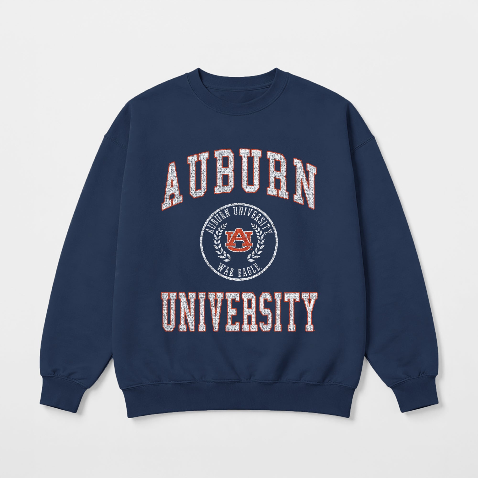 AUBURN TIGERS PRIME PLAY PREMIUM FLEECE DROP SHOULDER CREWNECK PULLOVER