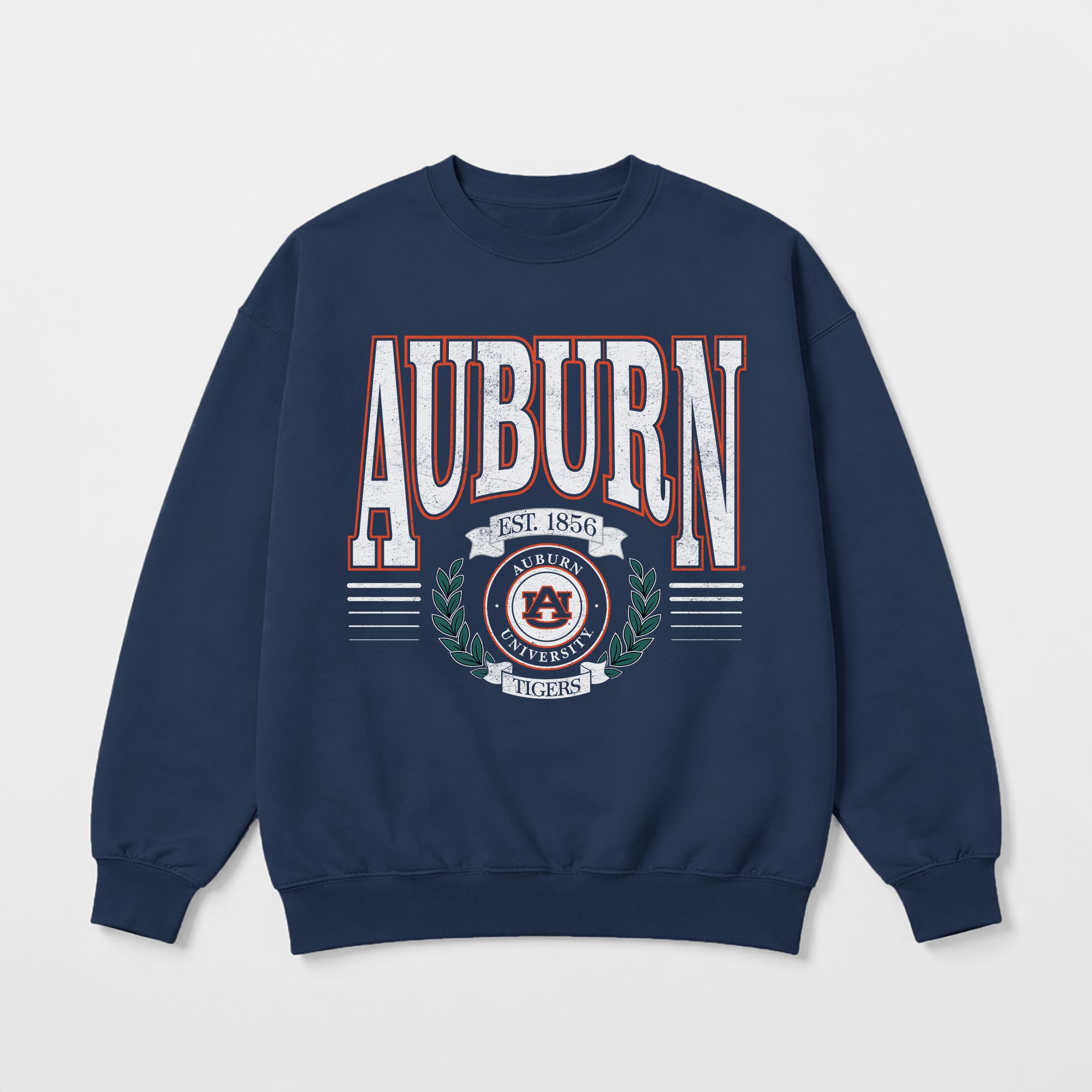 AUBURN TIGERS HONOR BOUND PREMIUM FLEECE CREWNECK PULLOVER