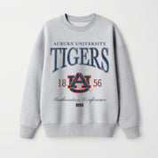AUBURN TIGERS INSTANT CLASSIC PREMIUM FLEECE DROP SHOULDER CREWNECK PULLOVER