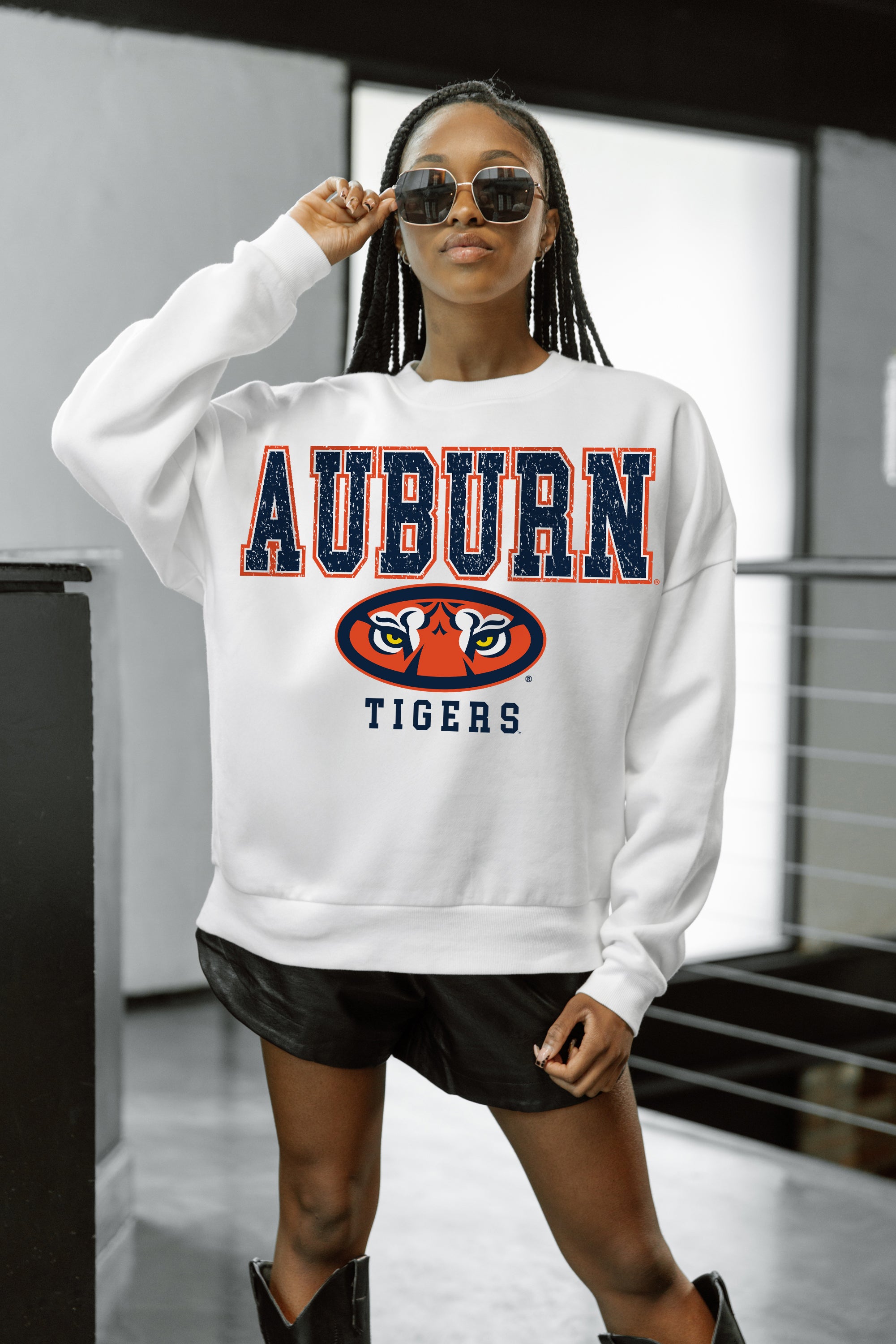 AUBURN TIGERS Freestyle Fleece Drop-Shoulder Pullover