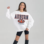 AUBURN TIGERS Freestyle Fleece Drop-Shoulder Pullover