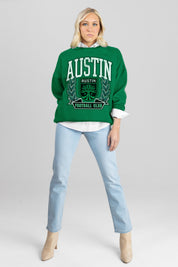 AUSTIN FC CLASSIC ARCHIVES PREMIUM FLEECE DROP SHOULDER CREWNECK PULLOVER