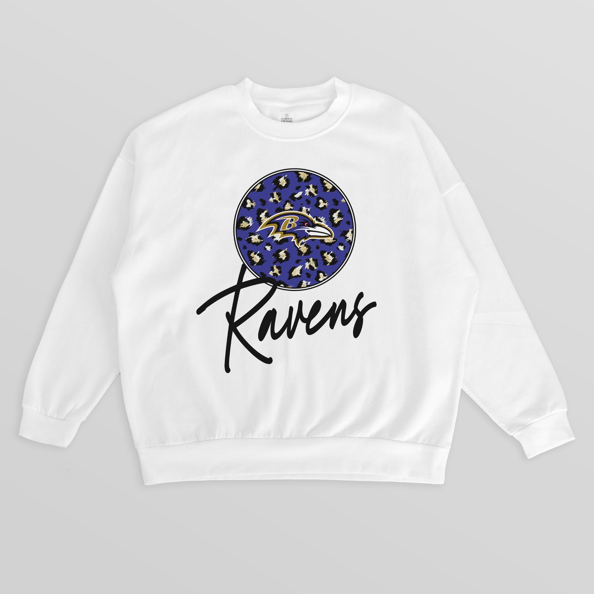 BALTIMORE RAVENS WILD BREAKTHROUGH PREMIUM FLEECE CREWNECK PULLOVER