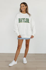 BAYLOR BEARS ALL-STAR APPEAL PREMIUM FLEECE DROP SHOULDER CREWNECK PULLOVER BY MADI PREWETT TROUTT