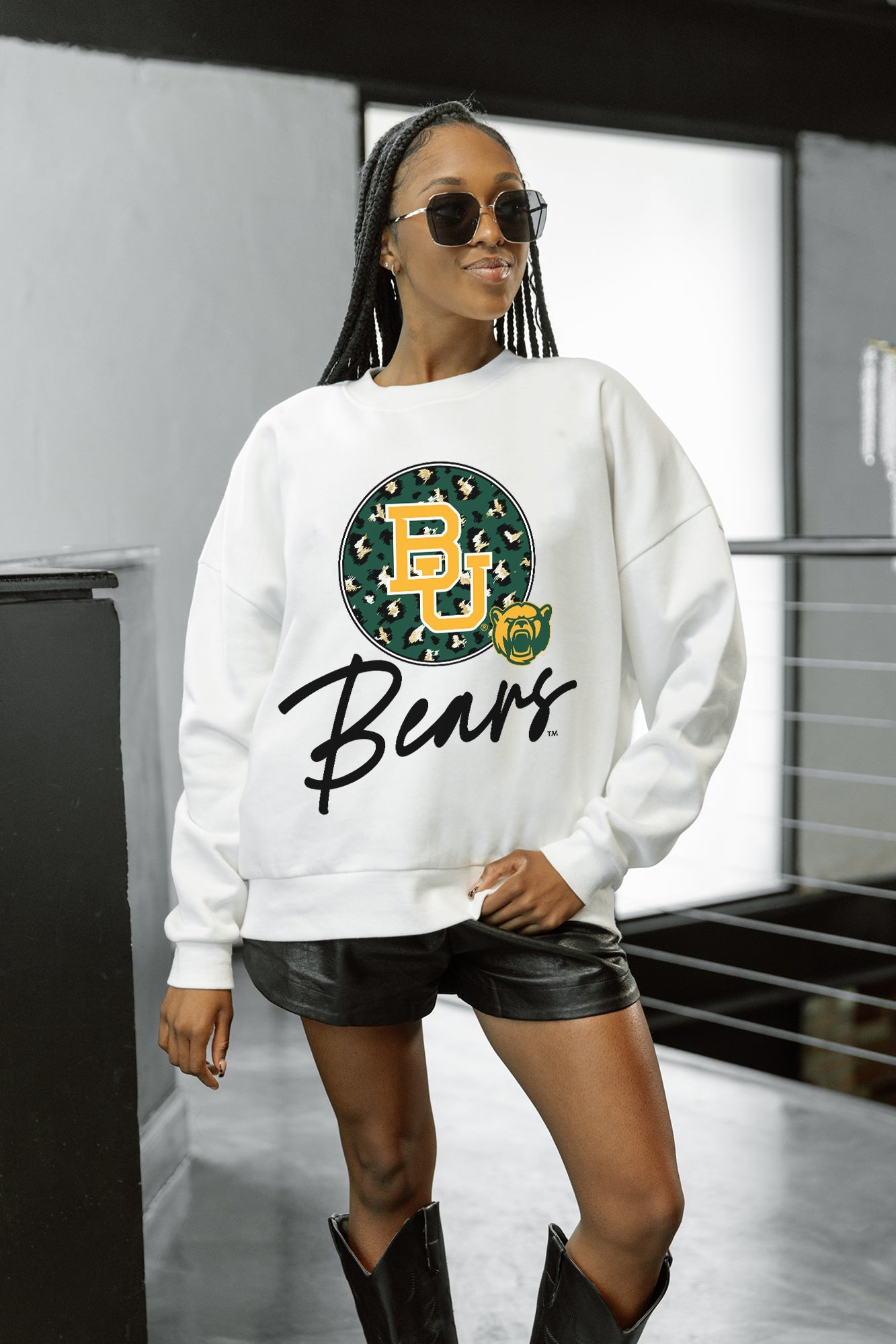 BAYLOR BEARS WILD BREAKTHROUGH PREMIUM FLEECE CREWNECK PULLOVER