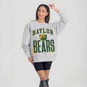 BAYLOR BEARS FIERCE FOCUS PREMIUM FLEECE DROP SHOULDER CREWNECK PULLOVER