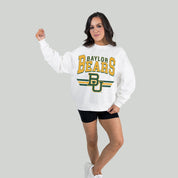 BAYLOR BEARS SWIFT STRIKE PREMIUM FLEECE DROP SHOULDER CREWNECK PULLOVER