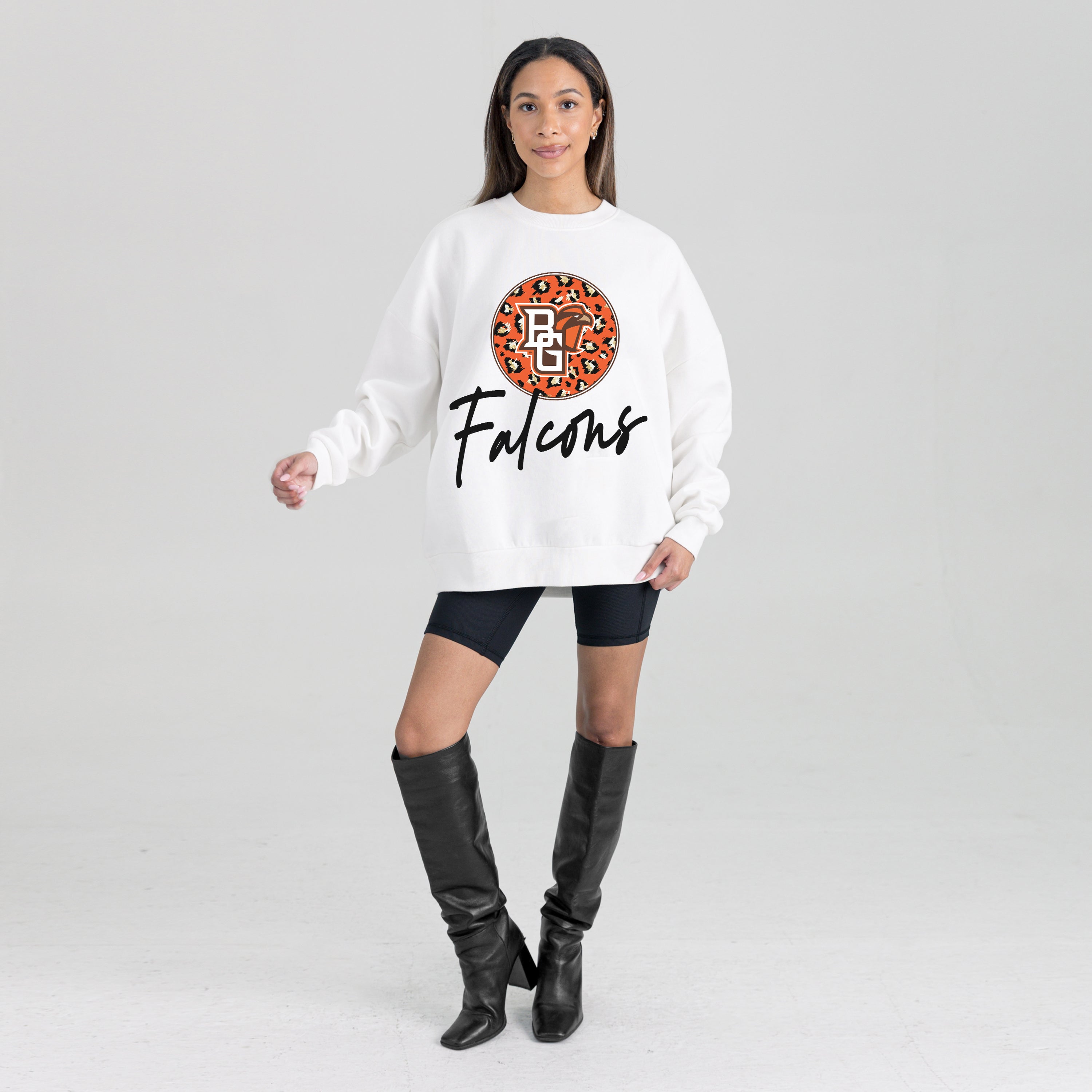 BOWLING GREEN FALCONS WILD BREAKTHROUGH PREMIUM FLEECE CREWNECK PULLOVER