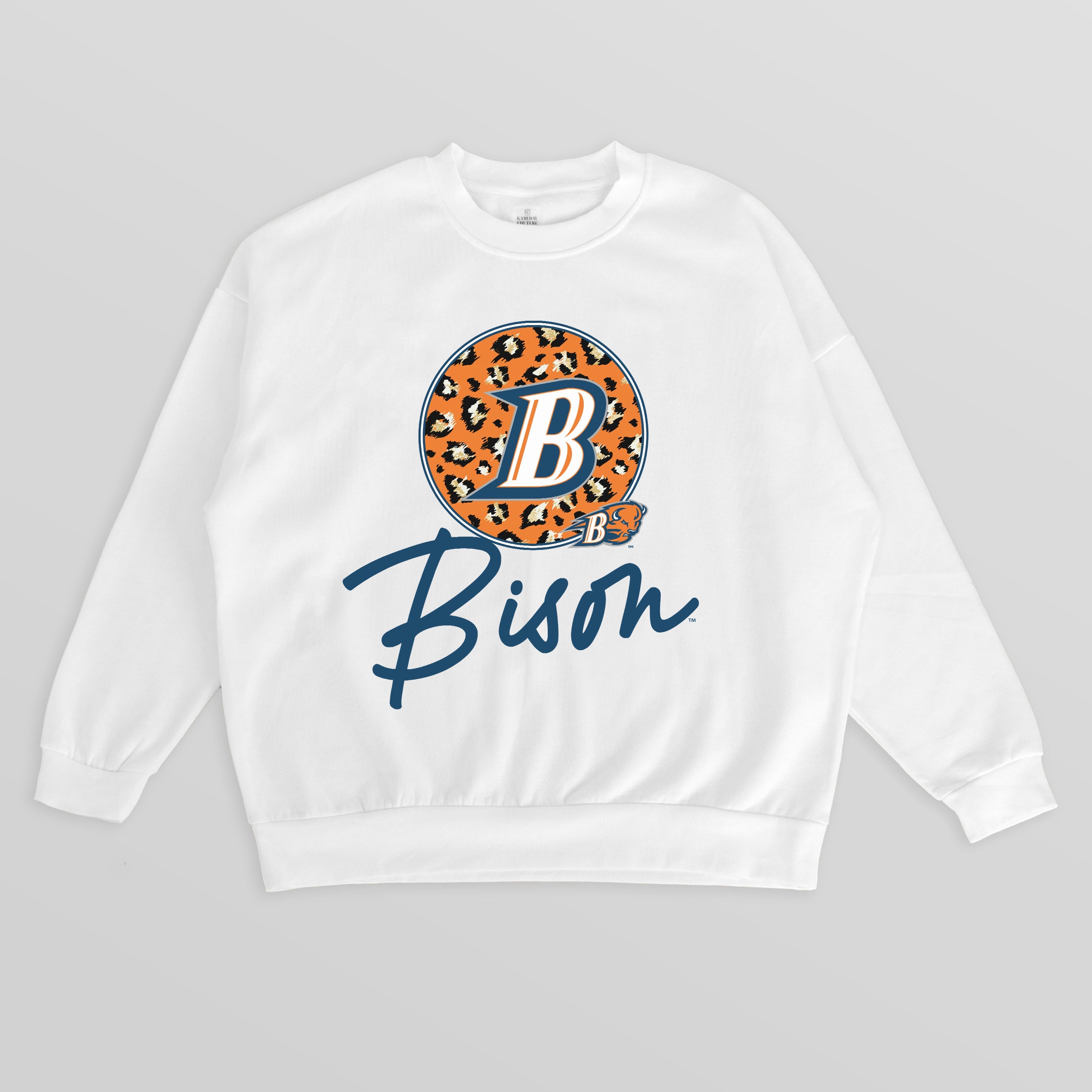 BUCKNELL BISON WILD BREAKTHROUGH PREMIUM FLEECE CREWNECK PULLOVER