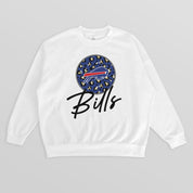 BUFFALO BILLS WILD BREAKTHROUGH PREMIUM FLEECE CREWNECK PULLOVER
