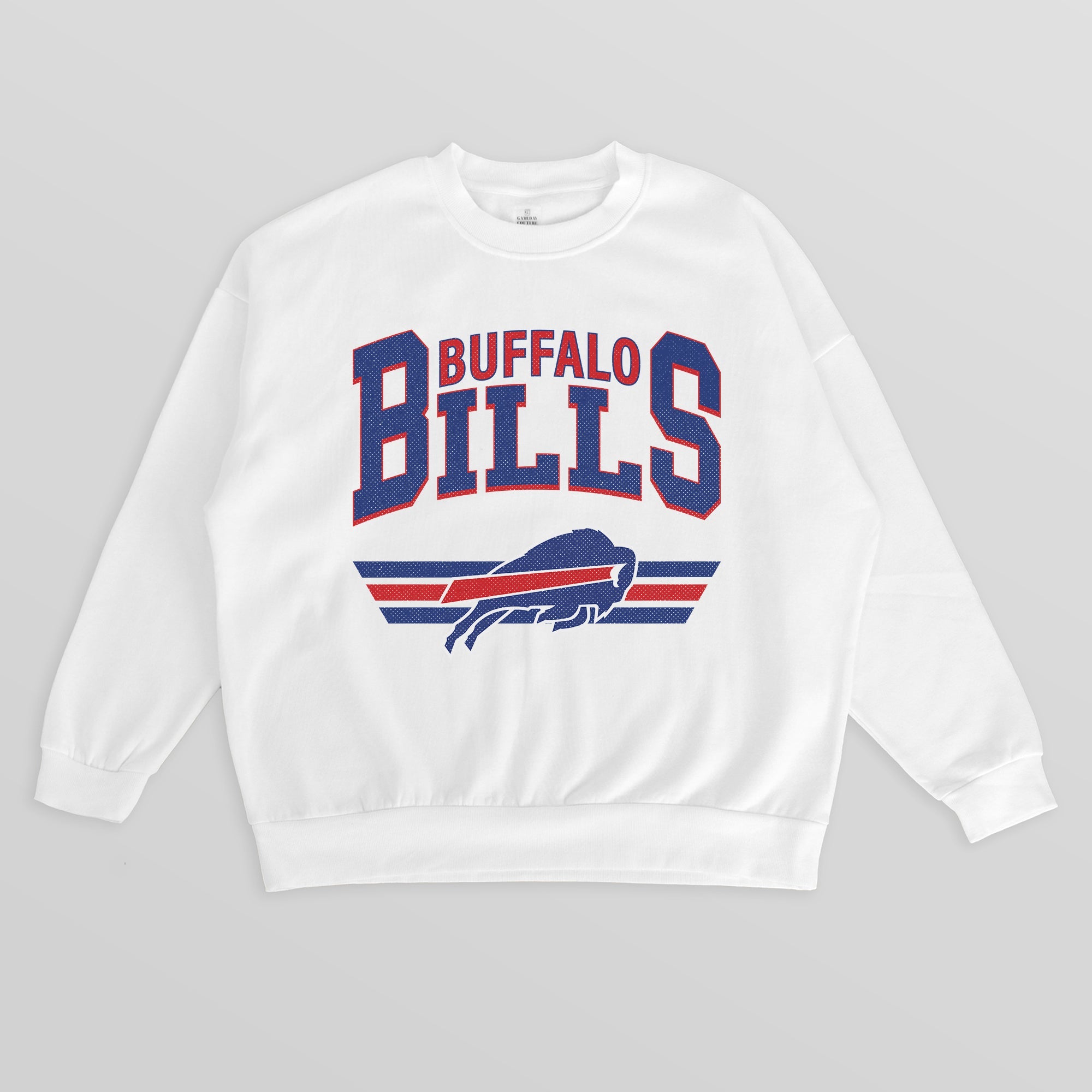 BUFFALO BILLS SWIFT STRIKE PREMIUM FLEECE CREWNECK PULLOVER