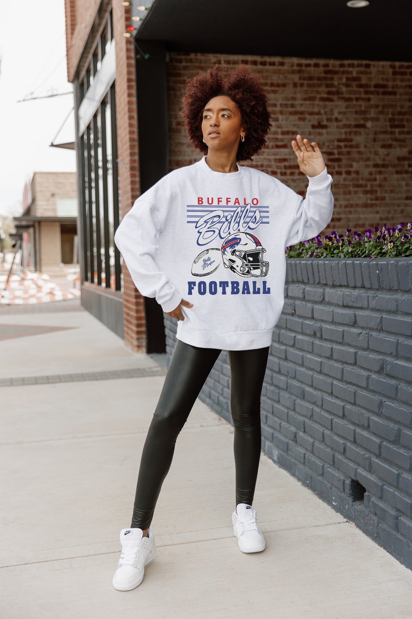 BUFFALO BILLS HOME TURF PREMIUM FLEECE CREWNECK PULLOVER
