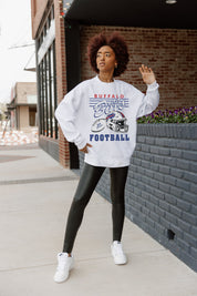 BUFFALO BILLS HOME TURF PREMIUM FLEECE CREWNECK PULLOVER