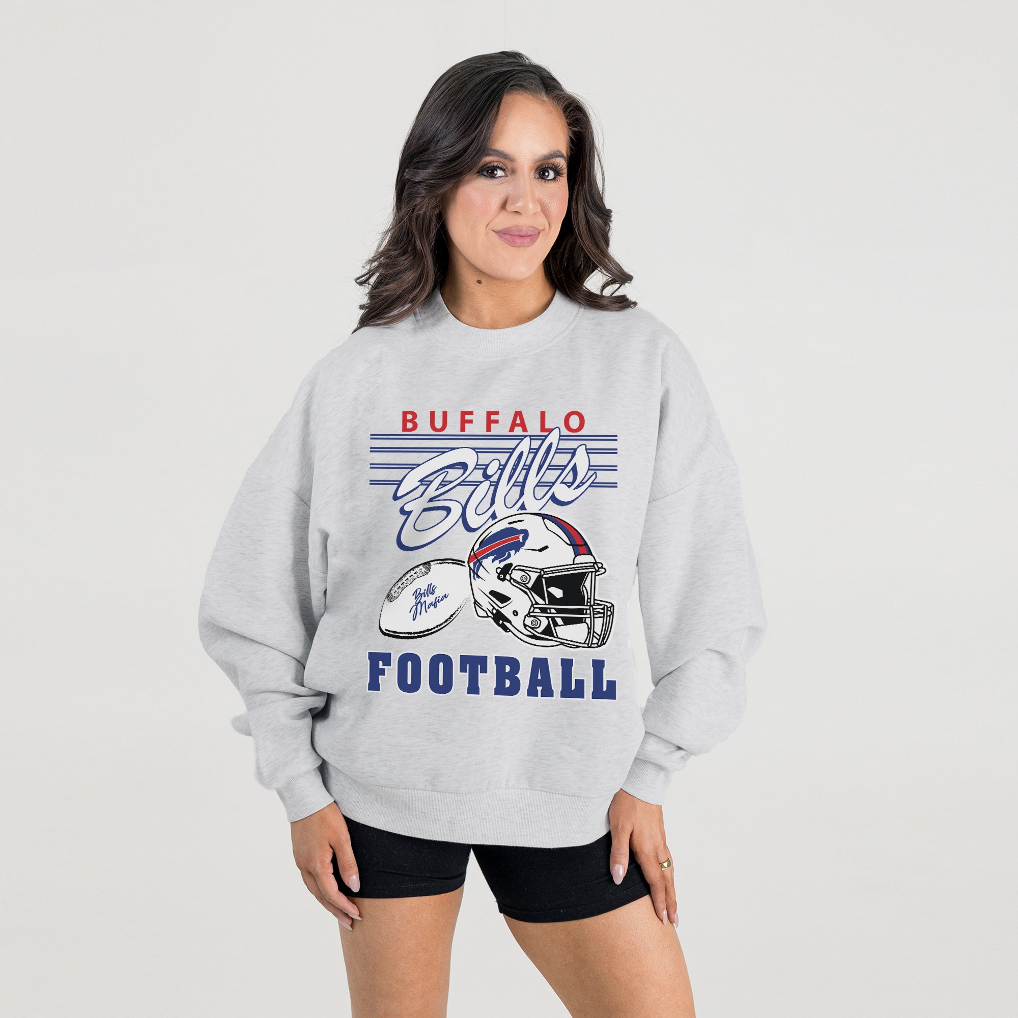 BUFFALO BILLS HOME TURF PREMIUM FLEECE CREWNECK PULLOVER