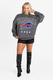 BUFFALO BILLS RISING STAR PREMIUM FLEECE CREWNECK PULLOVER